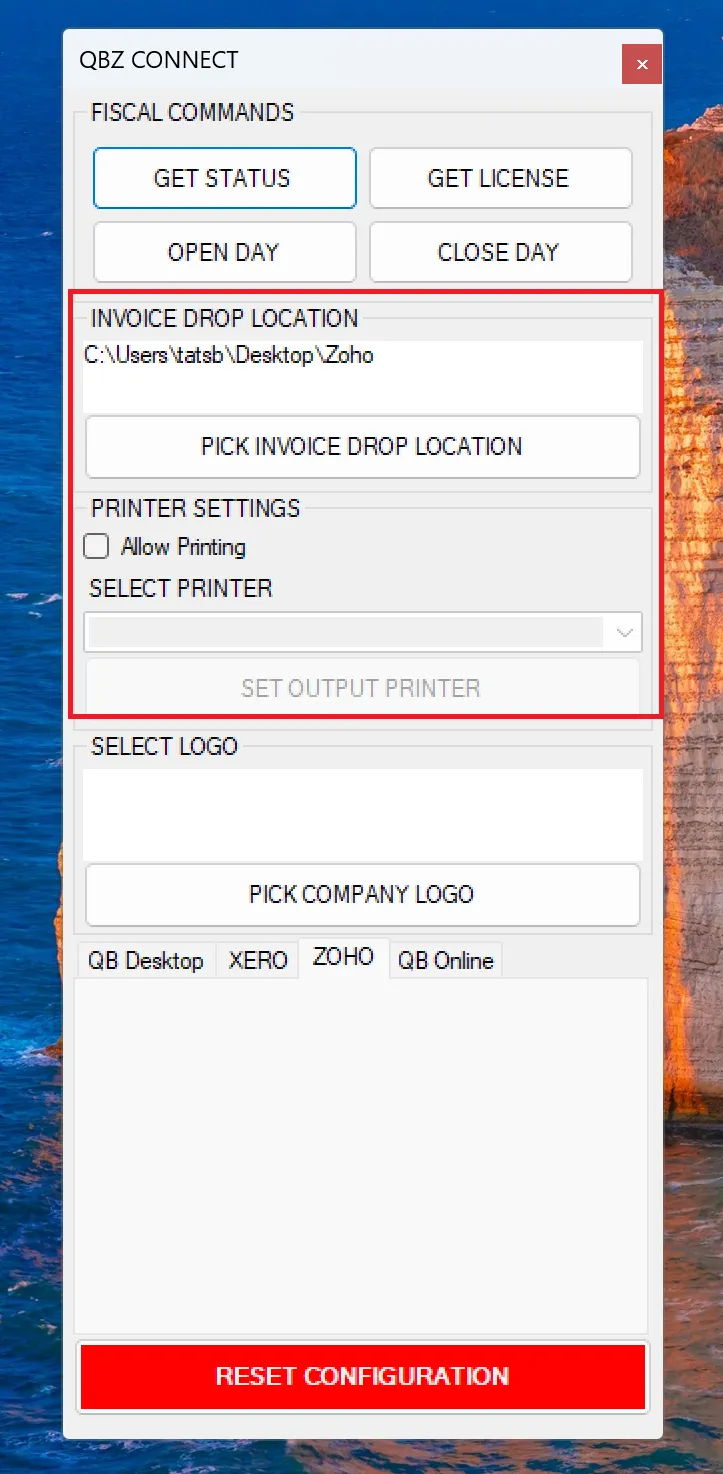 License Portal Homepage